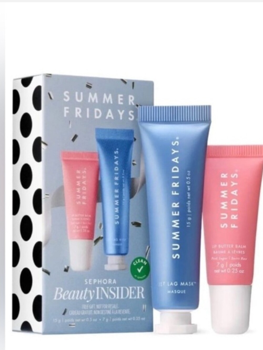 Summer Fridays Lip Butter Balm & Jet Lag Mask Duo